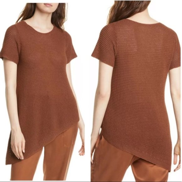 Eileen Fisher asymmetrical hem tunic XS - Picture 6 of 6